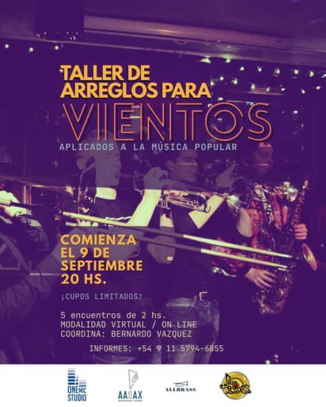 Taller de Arreglos para Vientos Aplicados a la música popular