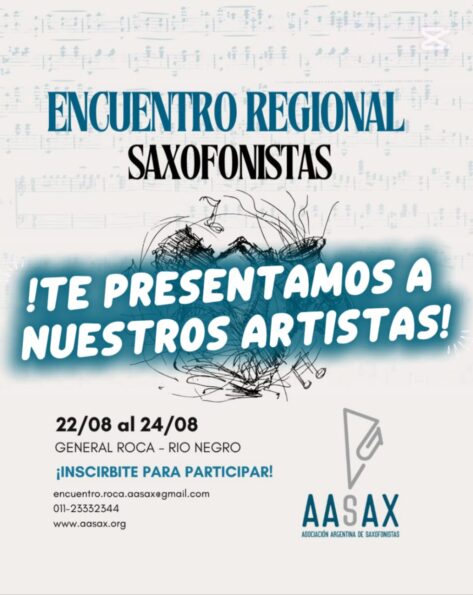 Te presentamos a los artistas del encuentro!